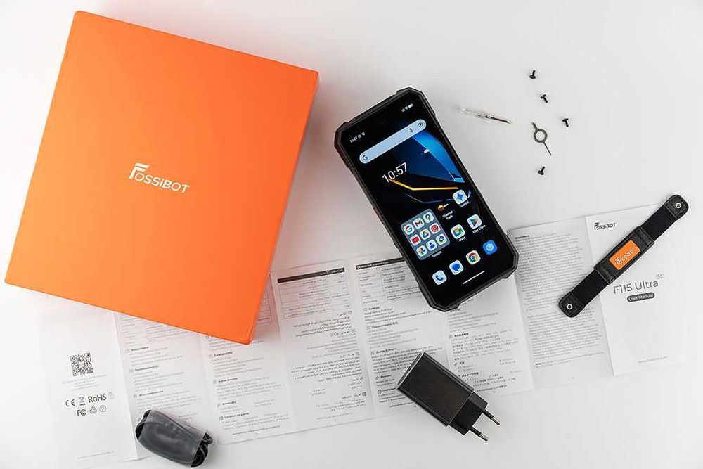 Fossibot F115 Ultra 5G AI - 12GB+24GB/256GB, 20000mAh, 50MP + Thermal camera + Laser Rangefinder + Night Vision, защита IP68/IP69K/MIL-STD810