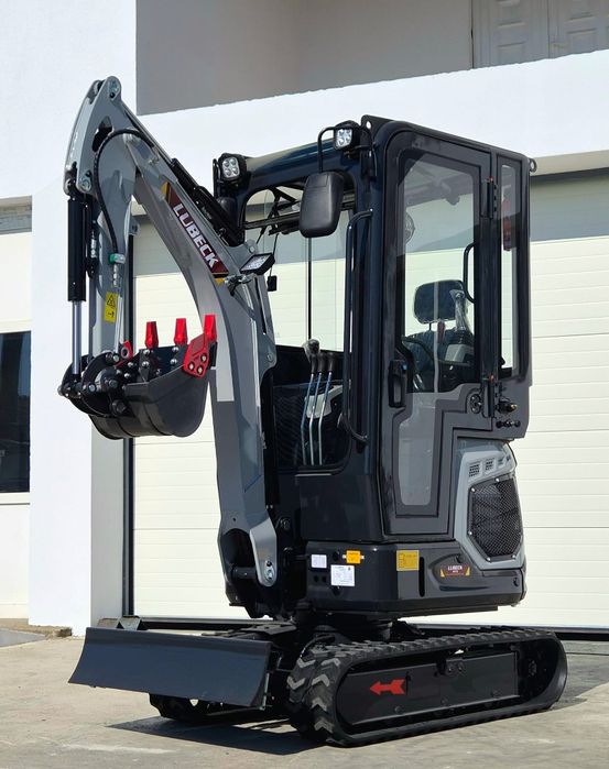 Miniexcavator Lubeck W175 Pro Cab~ motor Kubota- Utilaj Nou- Garantie 2 ani