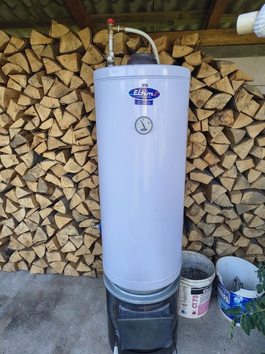 Boiler pe lemne ELTIM 90/S (90 Litri) - Ca nou, sub 1 an de utilizare.      PENTU MAI MULTE DETALI ÎN PRIVAT