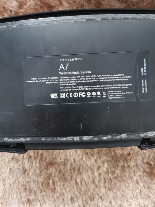 Espring filtru apă Amway. Bose SoundDock 10. Bowers&Wilkins A7. Bang&O