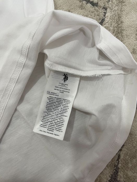 Tricou U S Polo Assn alb 2XL