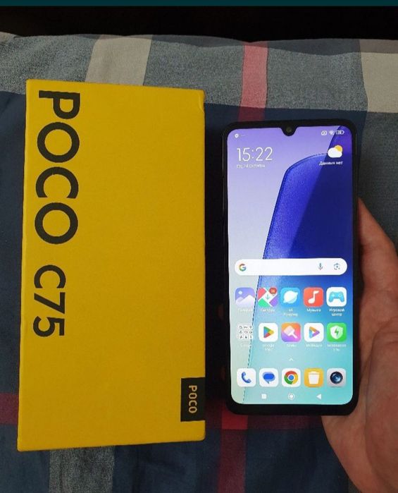Xiaomi Poco C75 16/256GB Black Orginal Igravoy Karobka Holati Ideal