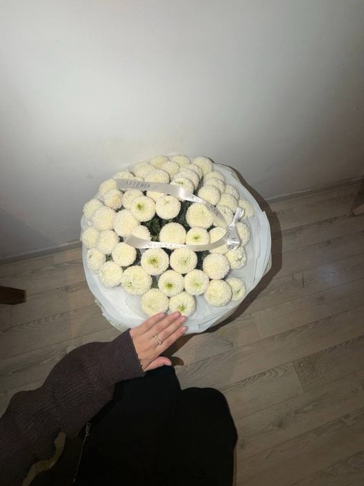 Свежий букетт, хризантема букет