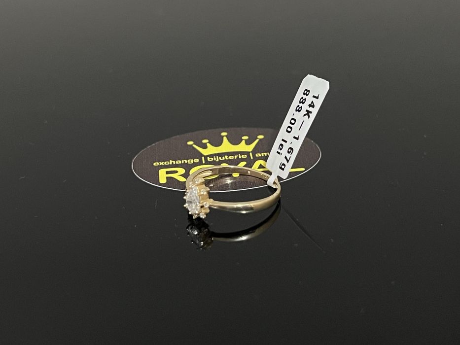 Bijuteria Royal CB : Inel dama aur nou 14k 1,55gr