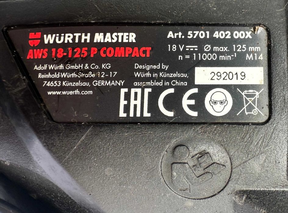 Wurth M-Cube -  Безчетков сет от перфоратор, ъглошлайф и винтоверт