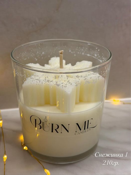 Коледни ароматни соеви свещи