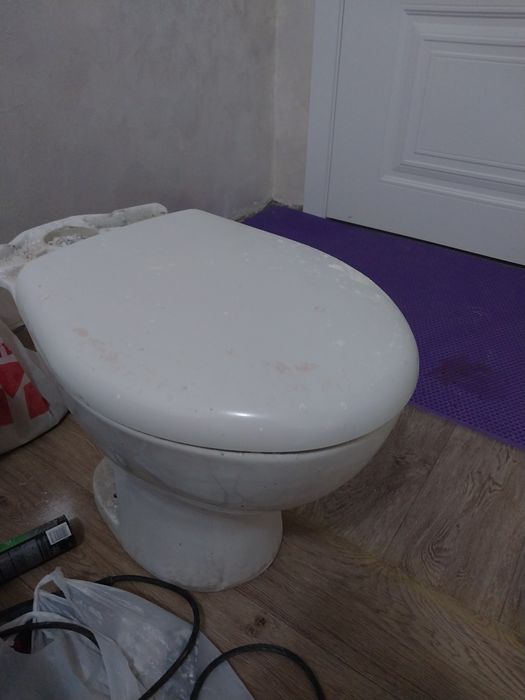 Унитаз б/у для строителей