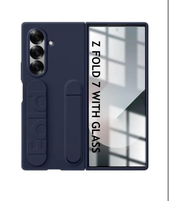 Samsung Z FOLD 7 Husa Plastic Hard Suport Protectie Folie Fata