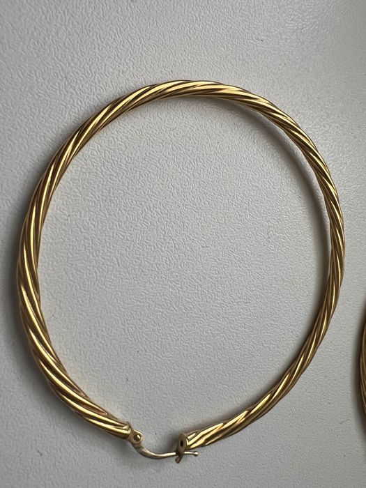 Cercei mari, au 18 k, italia, superbi!