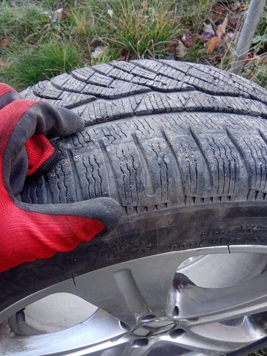 Комплект лети джанти 18ки Оригинални за Мерцедес със Зимни Гуми