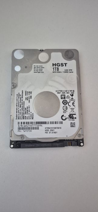 Hard disk 1TB Hgst 100% verificat cu sentinel , 2,5inch, compatibil cu pc, laptop sau ps sau sistem supraveghere