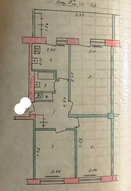 Срочно продается 3/3/4 72м2 на Ц-5, Юнусабадский район