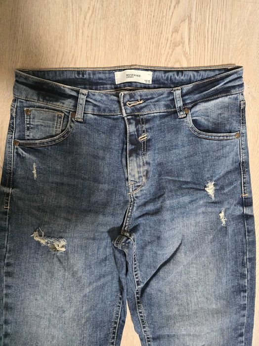 Сини дамски дънки