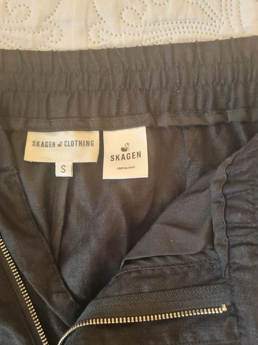 Кожен панталон  . ленен панталон