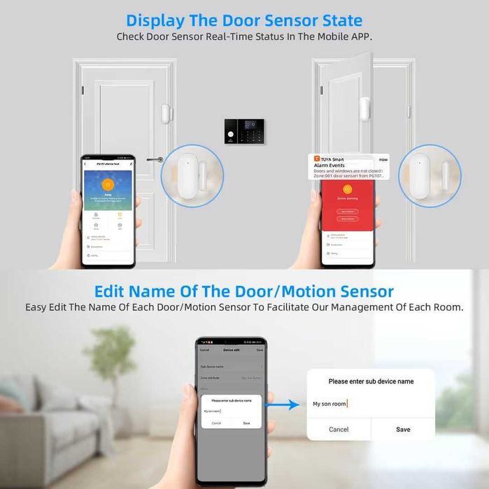 OCAZIE- redus la 300 fix!! Sistem alarma securitate casă - SMART - NOU