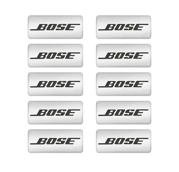Set 4 embleme/emblema Bose boxa auto ornament