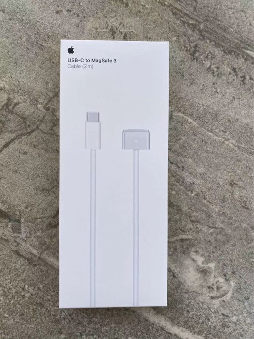  USB-C to MagSafe 3 ( 2m ) плетен кабел МагСейф два метра за зареждане на МакБук