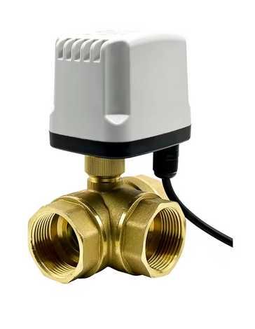 Vana deviatie cu bila motorizata 3 cai 1/2" 12V