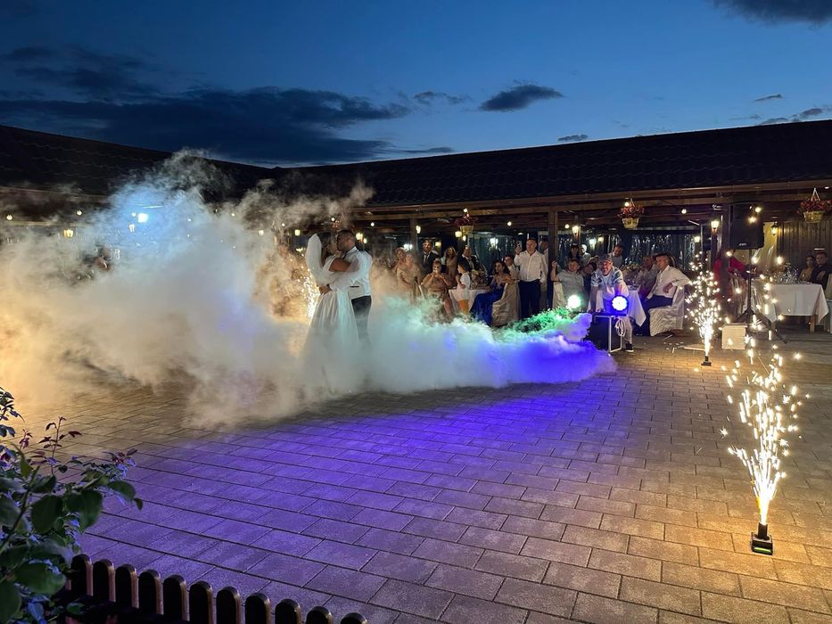 Cabina foto/ fum greu/tablou cu amprente/ arcade flori & baloane