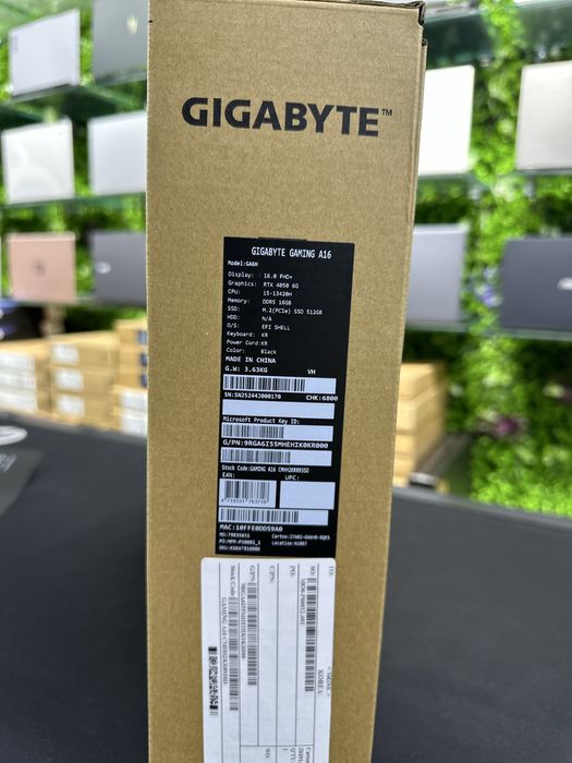 Gigabyte Gaming A16