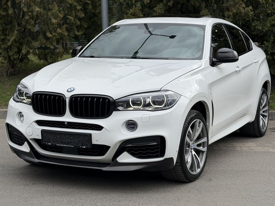 BMW X6 M50d 2016 381cp M/BangOlufsen/Trapa/Ventilatie/SoftCloseUsi/Led/FullAsist/360"/HeadUp KM REALI / 0 DAUNE !