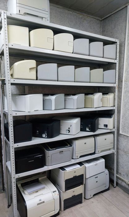 Мфу и принтеры разных моделей
ч/б и цветные