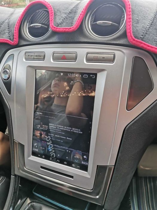 FORD MONDEO MK4 GALAXY AC 9.7" 2008/2010 - вертикална навигация,9813