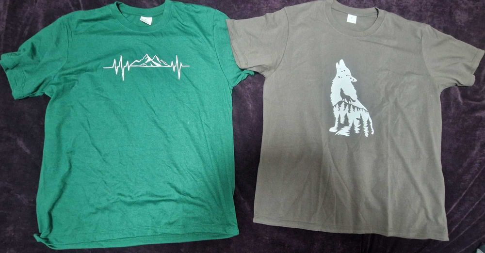 Tricou cu imprimeu munte