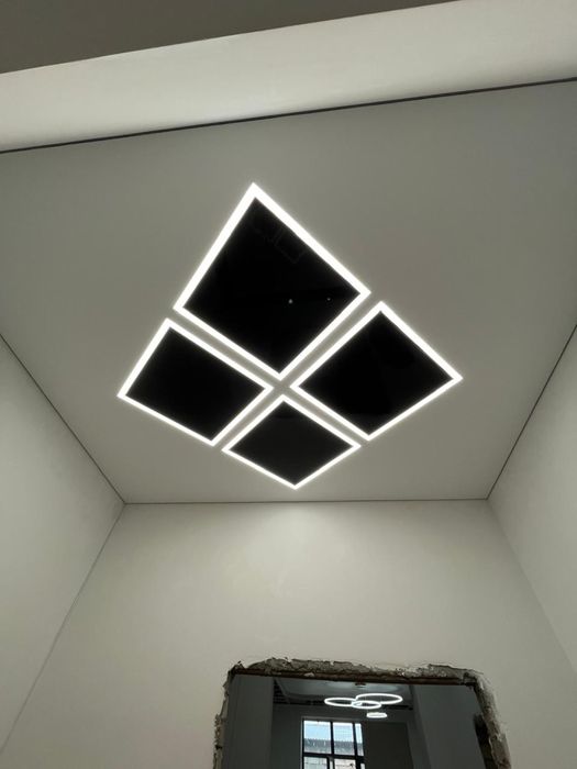 Световые натяжные потолки