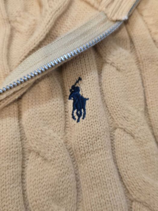 Pulover Ralph Lauren Fermoar ~ Marimea M ~ Nou