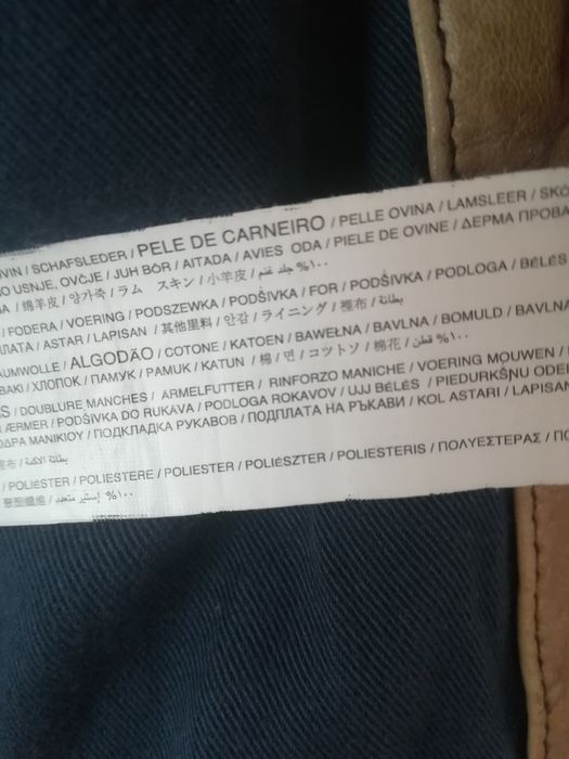 Geaca piele bărbați Mango