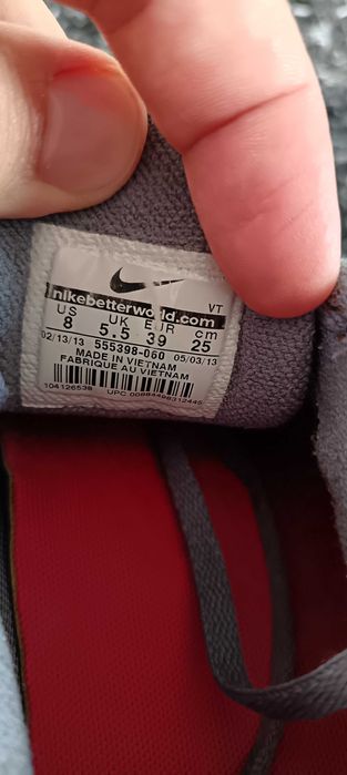 Дамски маратонки Nike размер 39 в сиво и розово