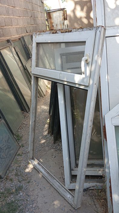 Бу пластиковые окна дверь решотка