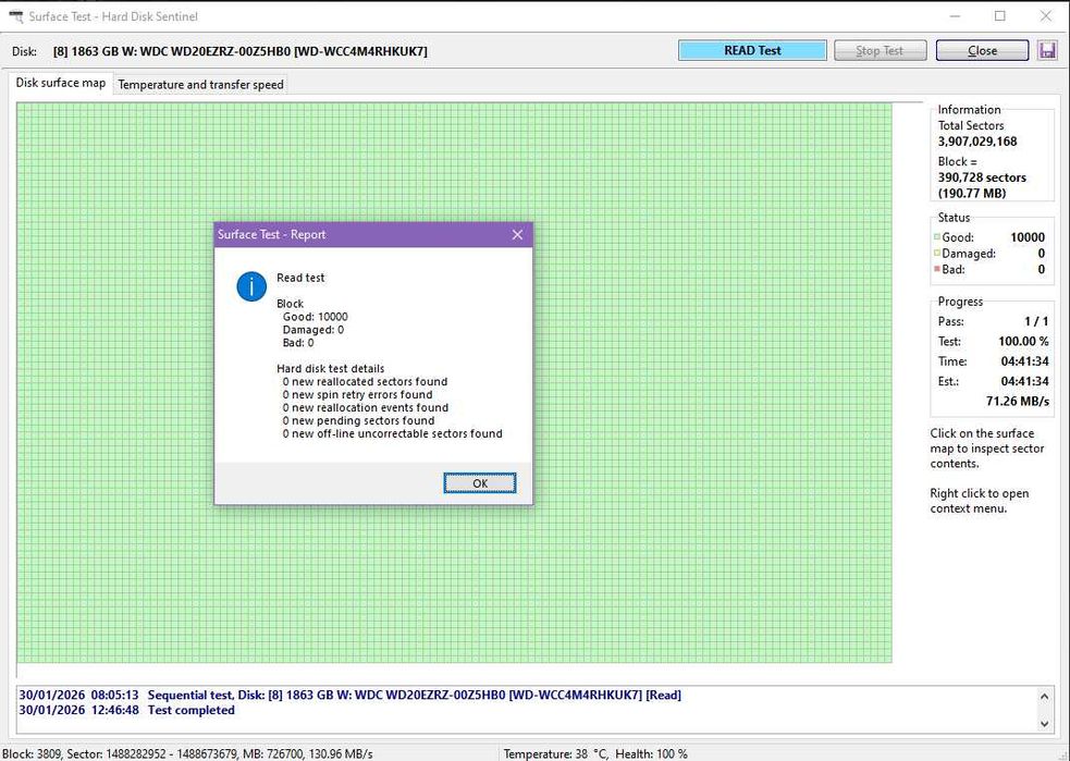 Western Digital Blue WD20EZRZ 2TB 5.4K RPM 64MB Cache 3.5" Hard Drive