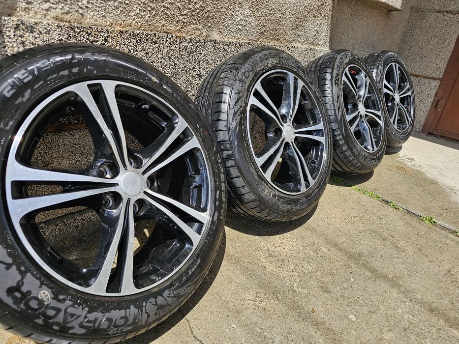 Джанти 5x114.3 с гуми 215/55/17 NISSAN  MITSUBISHI  RENAULT MAZDA HONDA  ...