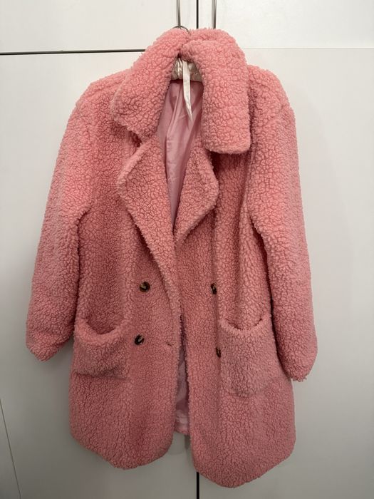 Дамско Розово Палто