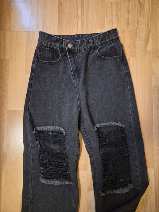 Дамски черни дънки