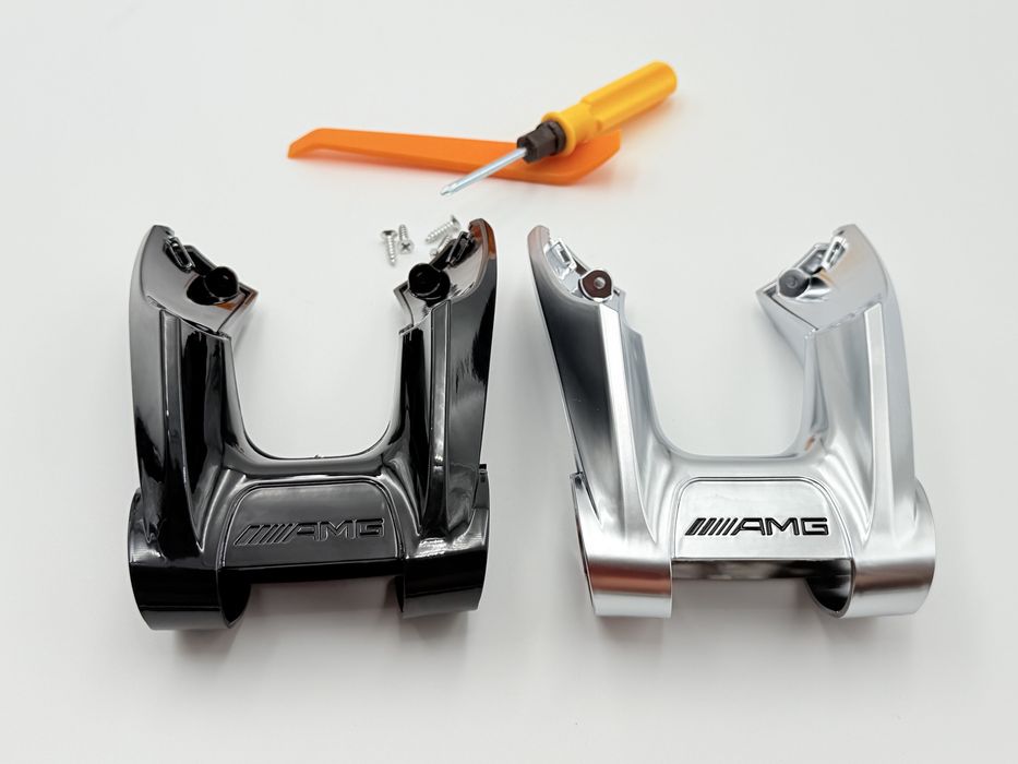 Trim Mercedes Emblema Amg Volan gri