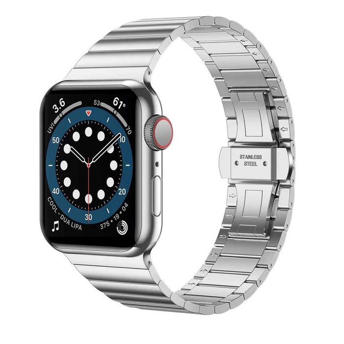 Curea metalica ceas Apple Watch seria 11/10/ 9/87/6/5 42 44 45mm