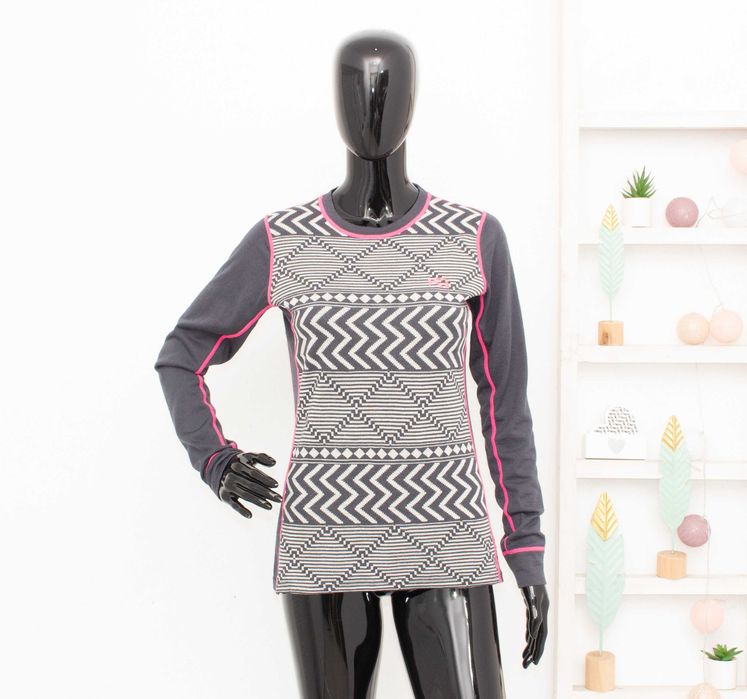 Kari Traa дамска мерино блуза сива термо бельо от мериносна вълна М