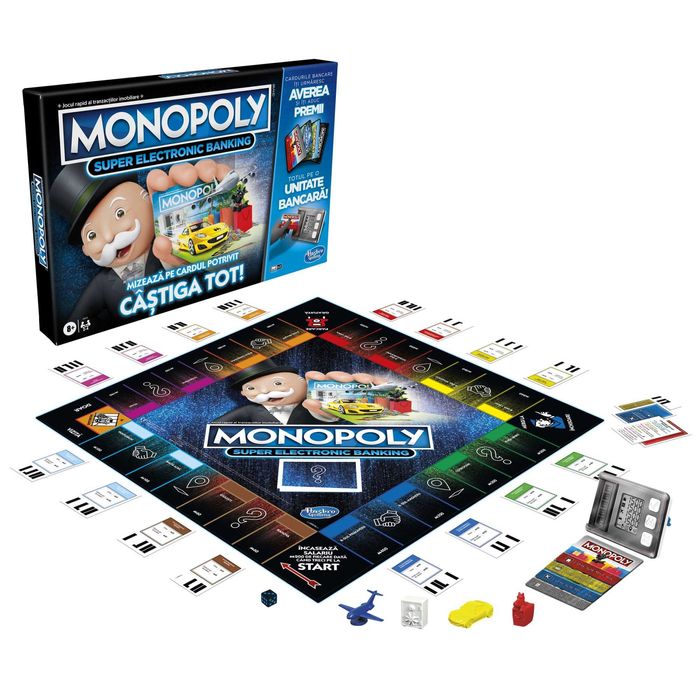 Joc de societate MONOPOLY Super Electronic Banking E8978