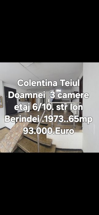 Colentina Teiul Doamnei 3 camere
