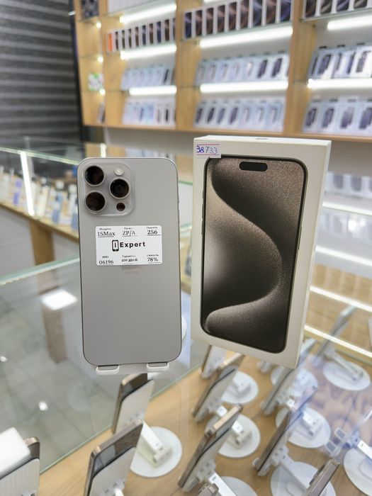 iPhone 15 Pro Max 256gb sim tozza 3 oy garantiya!