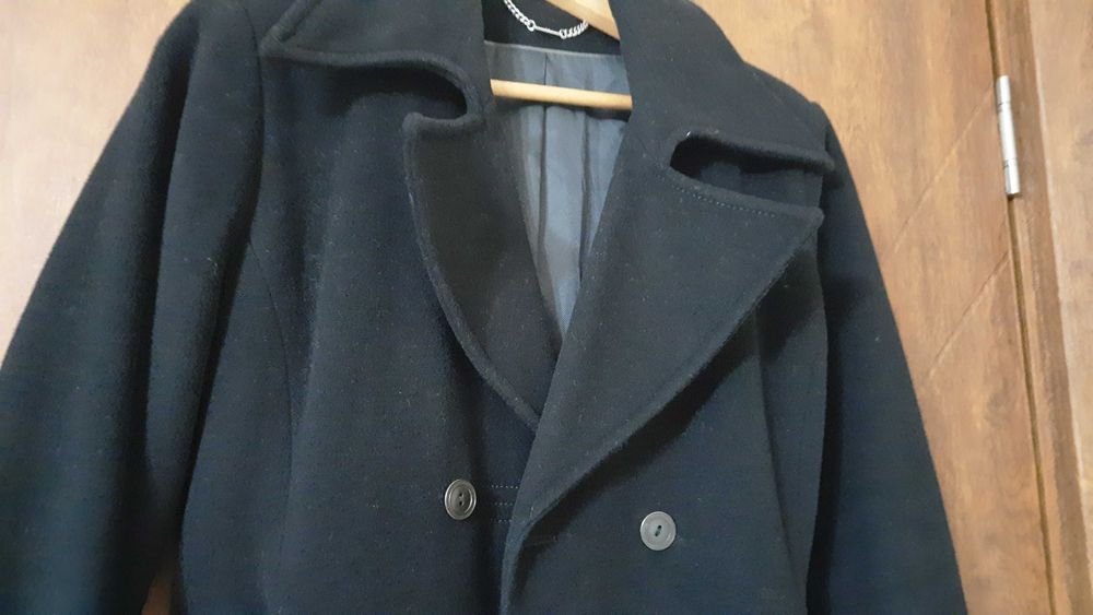 Дамско черно палто на марката Next -42 размер