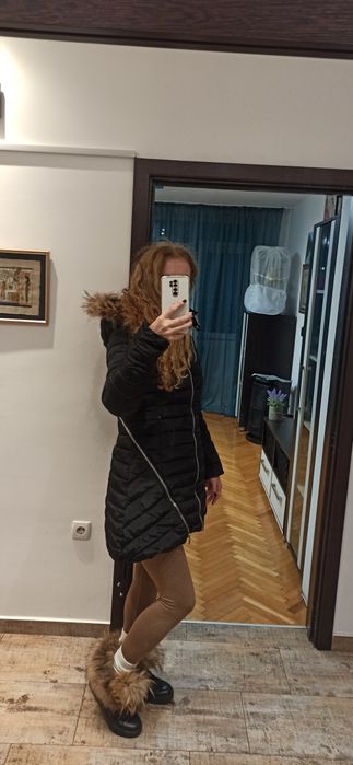 Топло яке с естествен пух