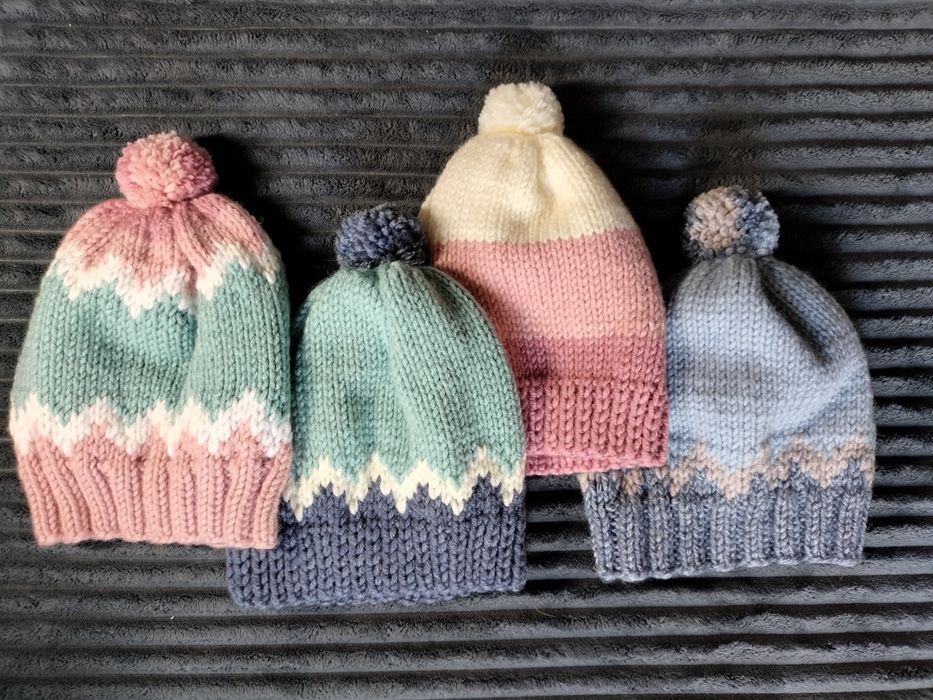 Оригинальные детские шапки вязаные