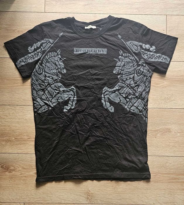 Tricou Burberry London - negru Mărimea S