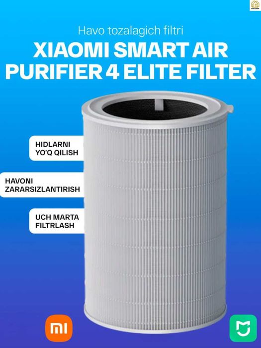 Havo tozalagich filtri Xiaomi Mi Smart Air 4, Pro, Lite, Compact, Elit