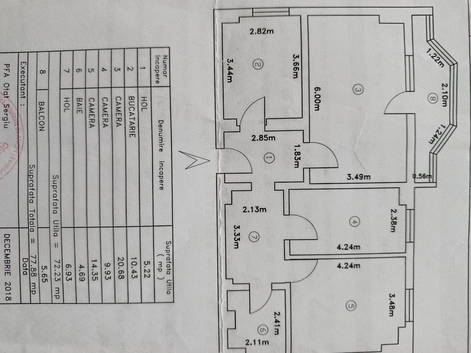 Apartament 3 camere Nicolina 1 esplanada Iasi