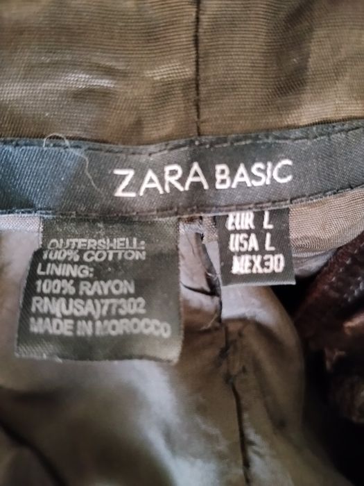 Пальто Zara  бархат